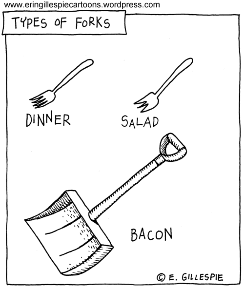 A cartoon explanation of various forks